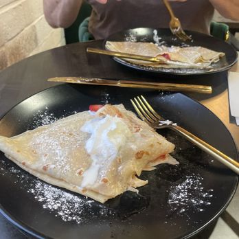 Cafe Fleur De Lis - Here is the strawberry crepe. - Juice Bars & Smoothies Near Me - St. Louis, Missouri