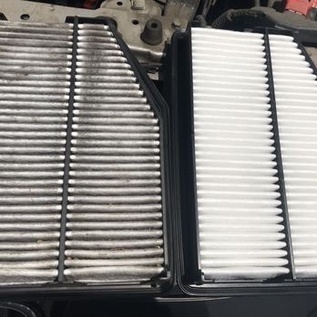 AutoZone - My old engine filter beside the new one I bought - Auto Parts & Supplies Near Me - San Bernardino, California AutoZone - My old engine filter beside the new one I bought - Auto Parts & Supplies Near Me - San Bernardino, California