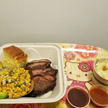 Easy ‘Que - Kalbi Brisket comes with 2 sides (mac n cheese and Mexican corn) and a bread (cornbread) - Barbeque Near Me - Kailua, Hawaii Easy ‘Que - Kalbi Brisket comes with 2 sides (mac n cheese and Mexican corn) and a bread (cornbread) - Barbeque Near Me - Kailua, Hawaii