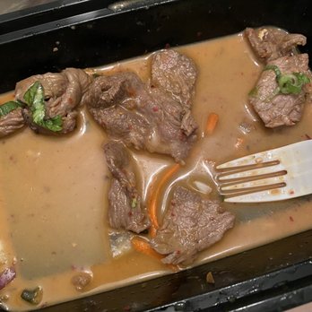 Thai Barbeque - Beef was tough and old - Thai Near Me - Long Beach, California