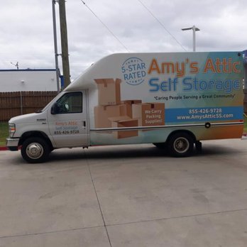 Amy's Attic Self Storage - Amy's Attic Self Storage - Waco.  Truck for move-ins. - Self Storage Near Me - Waco, Texas