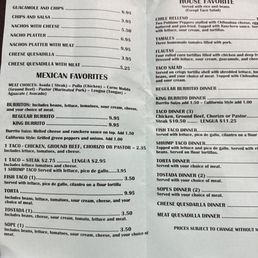 Newest menu