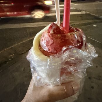 Raspados El Chilango - Strawberry/Coconut raspado. - Ice Cream & Frozen Yogurt Near Me - Los Angeles, California