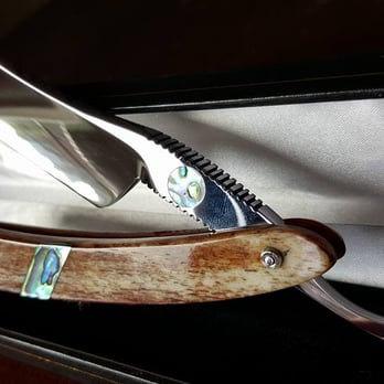 Robert Williams Custom Straight Razors - Abalone inlaid on scale and tang - Knife Sharpening Near Me - East Liverpool, Ohio Robert Williams Custom Straight Razors - Abalone inlaid on scale and tang - Knife Sharpening Near Me - East Liverpool, Ohio