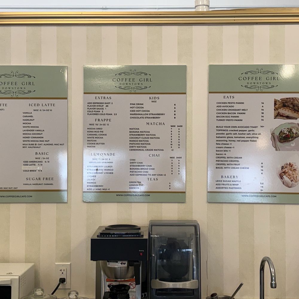 Coffee Girl - Menu - Coffee & Tea Near Me - Hilo, Hawaii