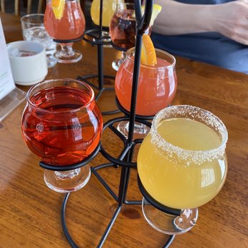 Merriland Farm Cafe - Mimosa sampler! - Breakfast & Brunch Near Me - Wells, Maine