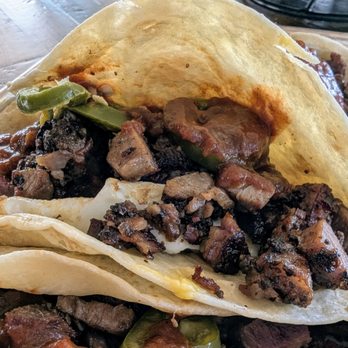 The Barbeque Pit - Breakfast tacos with brisket - Barbeque Near Me - San Jose, California