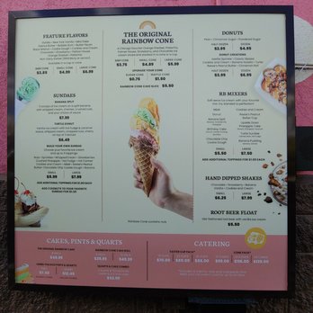 The Original Rainbow Cone - Donuts Near Me - Lombard, Illinois
