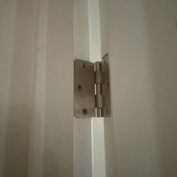 Door hinges replaced. Door hinges replaced.