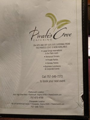 Menu photo 6 Pirate's Cove Restaurant Chesapeake, VA Menu photo 6 Pirate's Cove Restaurant Chesapeake, VA