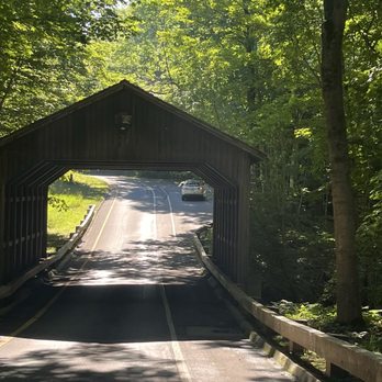 Sleeping Bear Dunes National Lakeshore - Covered bridge to start scenic drive - Parks Near Me - Empire, Michigan Sleeping Bear Dunes National Lakeshore - Covered bridge to start scenic drive - Parks Near Me - Empire, Michigan