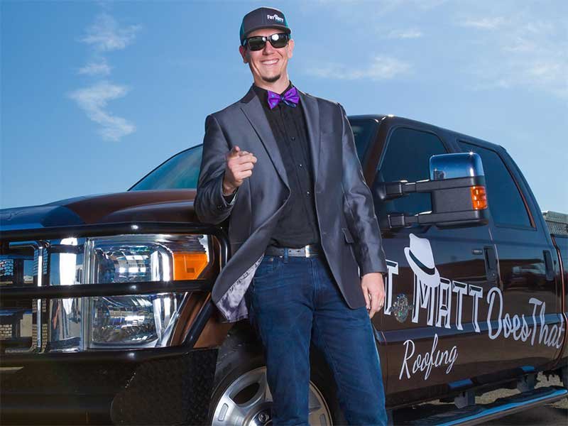 Slide of Fat Matt Roofing