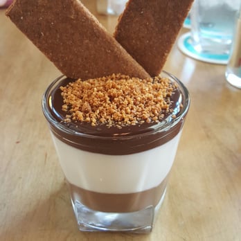 Coppa Osteria - S'mores Panna Cotta - very yummy! - Italian Near Me - Houston, Texas