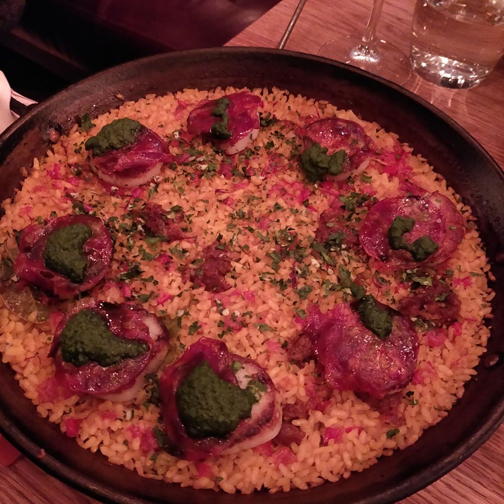 Beso by Patria - Paella de Vieira, large - Spanish Near Me - Toronto, Ontario Beso by Patria - Paella de Vieira, large - Spanish Near Me - Toronto, Ontario
