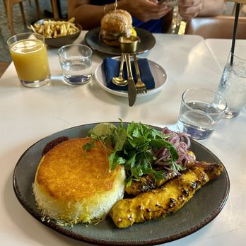 Joon - Breakfast Smash Burger Chicken Kabob Rice - Persian/Iranian Near Me - Vienna, Virginia Joon - Breakfast Smash Burger Chicken Kabob Rice - Persian/Iranian Near Me - Vienna, Virginia