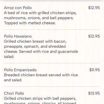 El Rebozo Mexican Restaurant - Proof of price difference on sons food - Mexican Near Me - Arden, North Carolina El Rebozo Mexican Restaurant - Proof of price difference on sons food - Mexican Near Me - Arden, North Carolina