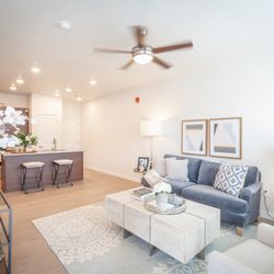 Parc on 5th Apartments & Townhomes - Open Concept Living Room to Kitchen