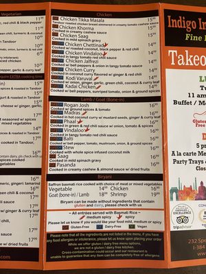 Menu photo 3 Indigo Indian Bistro Manchester, CT Menu photo 3 Indigo Indian Bistro Manchester, CT