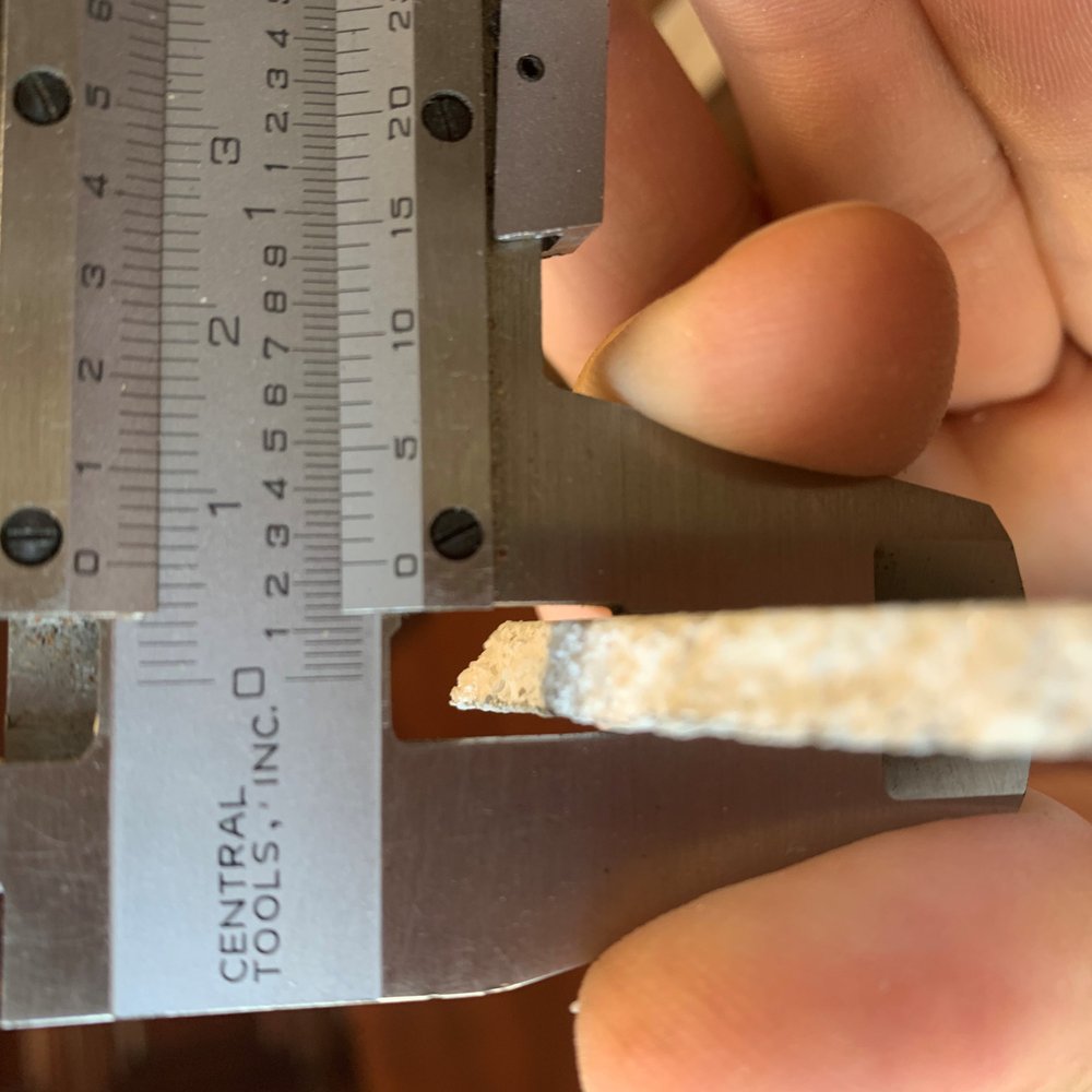 Burkett’s Pool Plastering - Thickest piece of plaster that came off is 6mm. - Pool & Hot Tub Service Near Me - Ripon, California