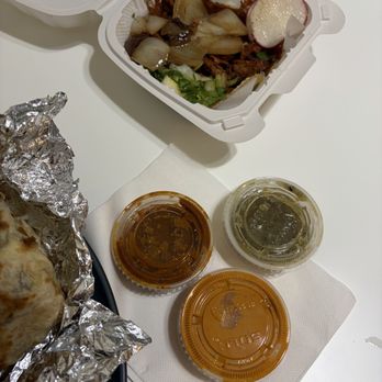 Tacos 65 - Salsas and sides - Tacos Near Me - Sacramento, California