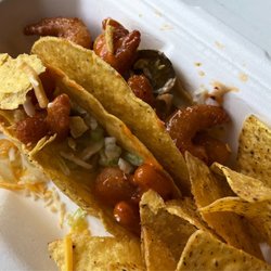 BarBurrito - Sherwood Park - Bang Bang Shrimp Hard Tacos