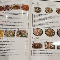Garden Restaurant - Menu: Seafood, Claypot, Sizzling Plate