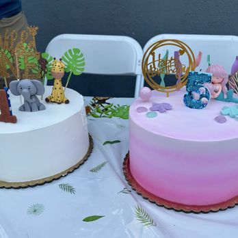 Sunny Bakery - Customized cakes (we added the decorations ourselves). 8" x 5" cake. - Bakeries Near Me - San Gabriel, California Sunny Bakery - Customized cakes (we added the decorations ourselves). 8" x 5" cake. - Bakeries Near Me - San Gabriel, California
