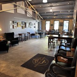 Alkemy Coffee - Back of interior.