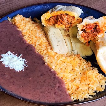 La Mixteca Tamale House - One Pork & one Beef Tamale Plate - Mexican Near Me - Suwanee, Georgia