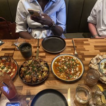 Jane Doe - Prawns, mushroom, octopus, and ricotta - Cocktail Bars Near Me - Jersey City, New Jersey