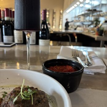 Restaurant iDalia - Eggplant meatballs with or without the vodka sauce (and asking for red sauce) pair perfectly with the Rioli Grasparossa Lambrusco - Italian Near Me - Parrish, Florida Restaurant iDalia - Eggplant meatballs with or without the vodka sauce (and asking for red sauce) pair perfectly with the Rioli Grasparossa Lambrusco - Italian Near Me - Parrish, Florida