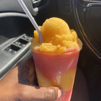 Jeremiah's Italian Ice - Mango & Strawberry - Lemon - Desserts Near Me - Savannah, Georgia