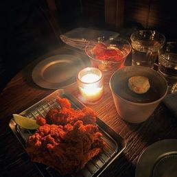 Electric chicken, wagyu old fashioned, Nico's Negroni Electric chicken, wagyu old fashioned, Nico's Negroni