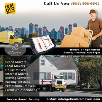 Real Pro Movers - Movers Near Me - Vancouver, British Columbia
