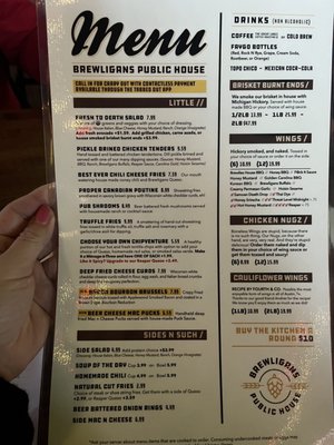 Menu photo 6 Brewligans Public House Trenton, MI
