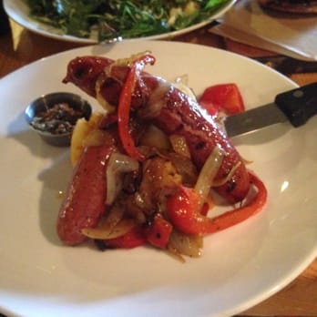 The EATery - Homemade bison sausage with duck fat potatoes - Gastropubs Near Me - Mammoth Lakes, California