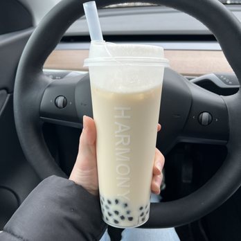Harmony Tea Shoppe - Jasmine Green Milk Tea - Poke Near Me - Carmel, Indiana Harmony Tea Shoppe - Jasmine Green Milk Tea - Poke Near Me - Carmel, Indiana