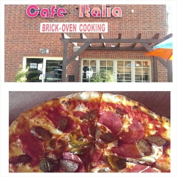 Cafe Italia - Spicy pizza sauce and added spicy italian sausage. Awesome place and food. The staff was very friendly. - Italian Near Me - El Paso, Texas