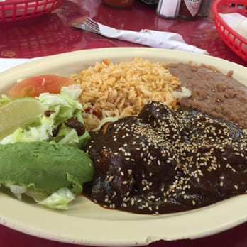 Super La Mexicana - Chicken mole platter - Mexican Near Me - Houston, Texas Super La Mexicana - Chicken mole platter - Mexican Near Me - Houston, Texas