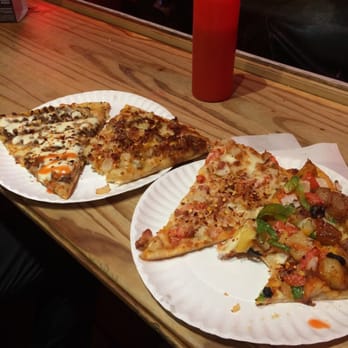 Fire Pizza - I got too excited & took a bite before I snapped his picture. - Pizza Near Me - Vancouver, British Columbia