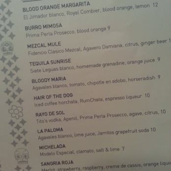 The Painted Burro - Brunch Cocktails - Mexican Near Me - Somerville, Massachusetts