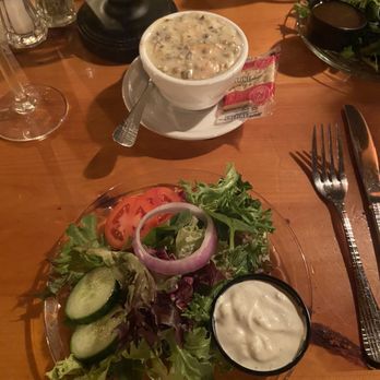 Norway Ridge - Salad with blue cheese dressing and a cup of wild rice soup - Wine Bars Near Me - Pequot Lakes, Minnesota Norway Ridge - Salad with blue cheese dressing and a cup of wild rice soup - Wine Bars Near Me - Pequot Lakes, Minnesota