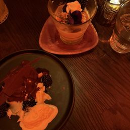 Caramelized Popcorn Panna Cotta