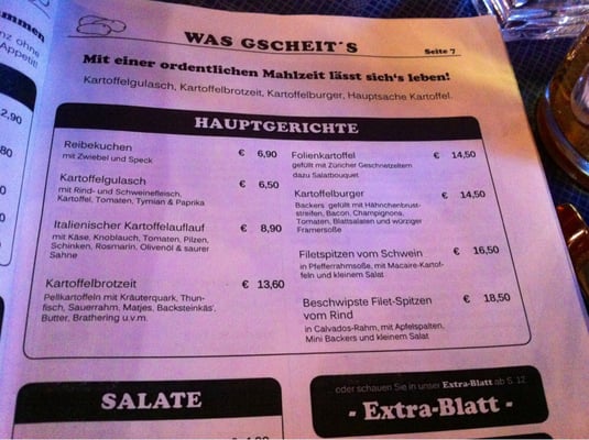 Menu photo 4 Kartoffel Nuremberg, BY Menu photo 4 Kartoffel Nuremberg, BY