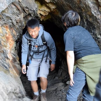 Stevens Trail - Checking out the old mine cave. May 25, 2015 - Hiking Near Me - Colfax, California Stevens Trail - Checking out the old mine cave. May 25, 2015 - Hiking Near Me - Colfax, California