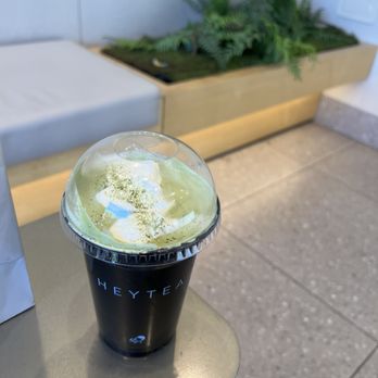 Heytea - cloud longjing milk tea - Bubble Tea Near Me - Sunnyvale, California