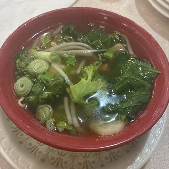 Three Happiness - Veggie soup - Dim Sum Near Me - Chicago, Illinois