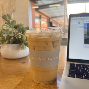 Everyday Eatery - Inside the cafe is super clean, music is at a low/relaxing volume, and it's not too loud. Rose cardamon latte was so yummy!! - Cafes Near Me - Irvine, California Everyday Eatery - Inside the cafe is super clean, music is at a low/relaxing volume, and it's not too loud. Rose cardamon latte was so yummy!! - Cafes Near Me - Irvine, California