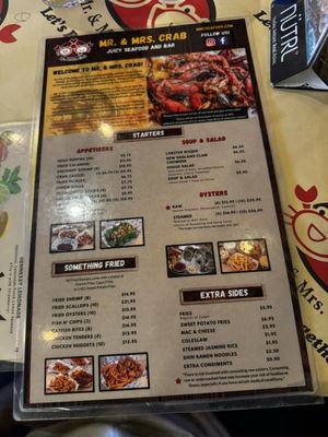 Menu photo 1 Mr & Mrs Crab Tampa, FL Menu photo 1 Mr & Mrs Crab Tampa, FL