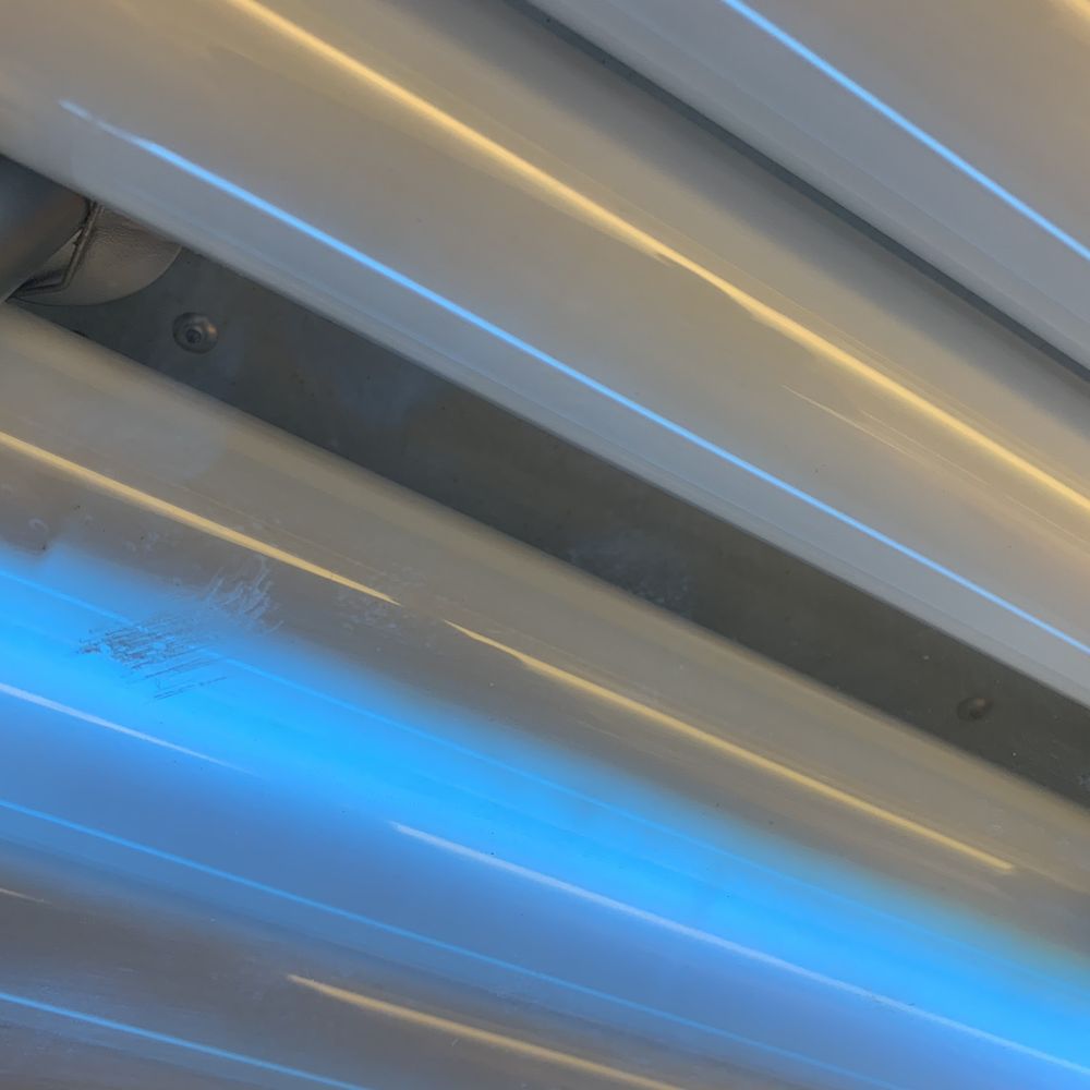 Celebrity Tan + Wellness - Dirty on upper panel (left side) - Tanning Beds Near Me - Surprise, Arizona